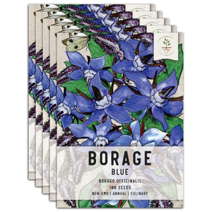 
            
                Load image into Gallery viewer, Blue Borage Seeds For Planting (Borago officinalis) by Seed Needs LLC
            
        
