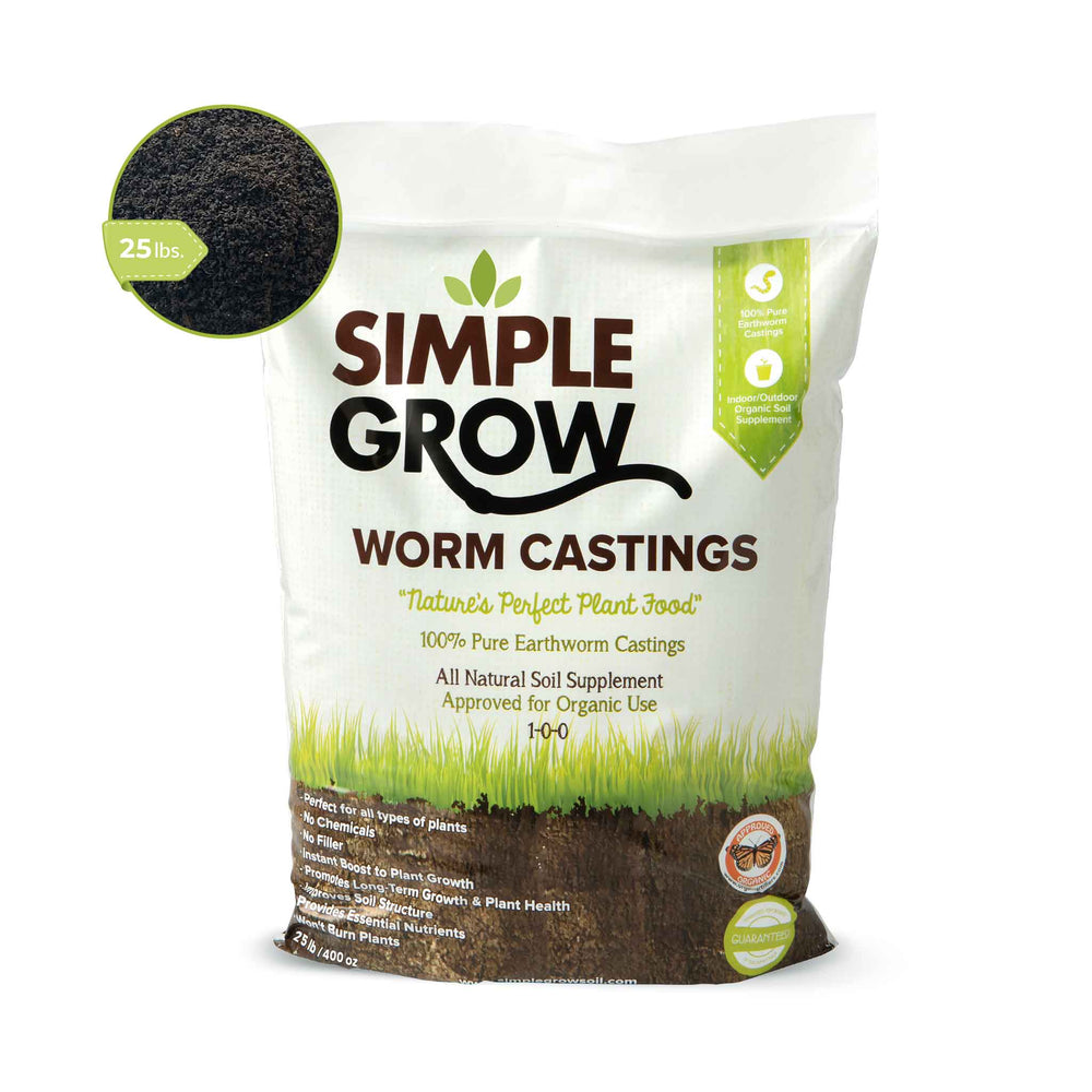 25 lb. Simple Grow Worm Castings by Simple Grow