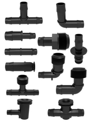 13mm 19mm 25mm Barb fittings