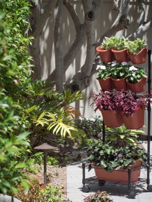 Metal Mobile Green Wall Planters Single Frame