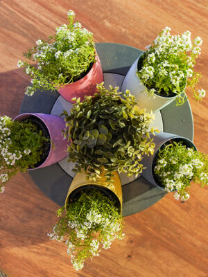 Eco Gardening round pot Planter